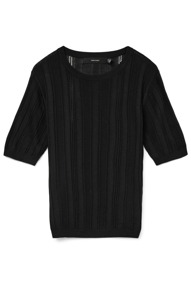 VMMINDY SS O-NECK TOP BOO 10331390 Black